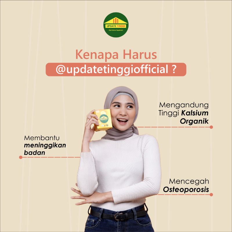 

UPDATE TINGGI PAKET 15 HARI SUSU + KAPSUL SUPLEMEN PENINGGI BADAN ORIGINAL UPDATE TINGGI OFFICIAL