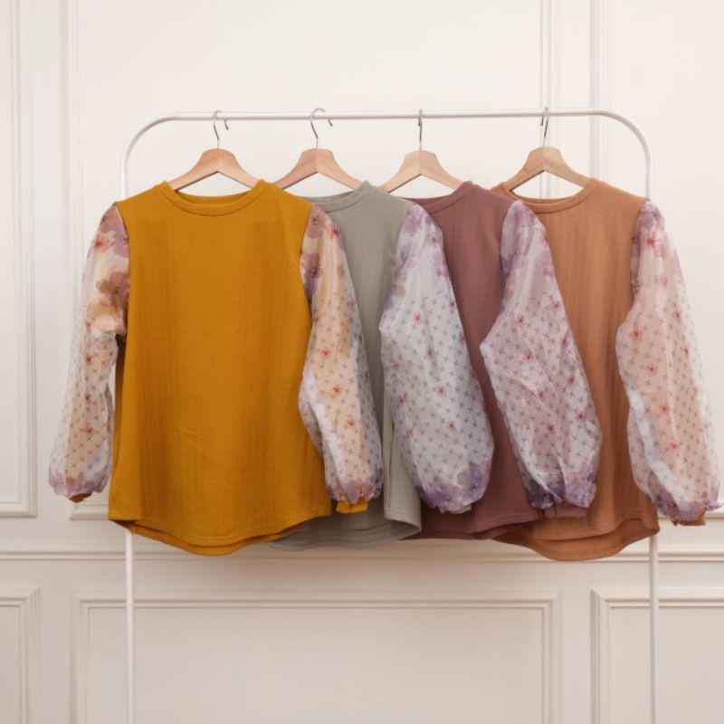 BERKA Muslim Wear Atasan Knit Niki Blouse