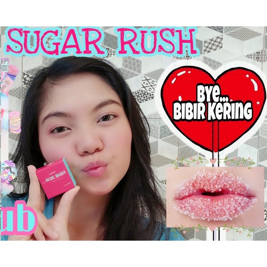 Jual Masker Bibir Untuk Bibir Hitam Emina Lip Scrub Sugar Rush Masker