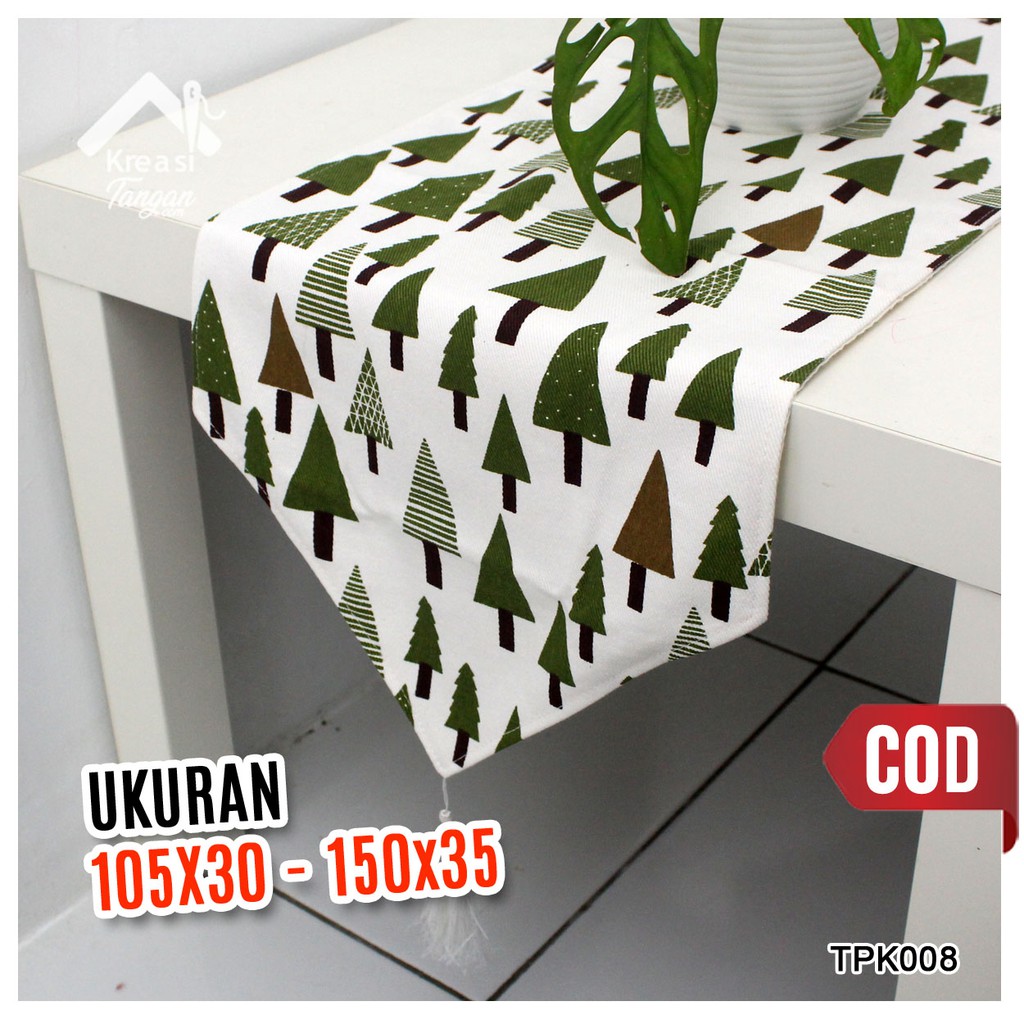 TAPLAK MEJA CANVAS MOTIF TPK008