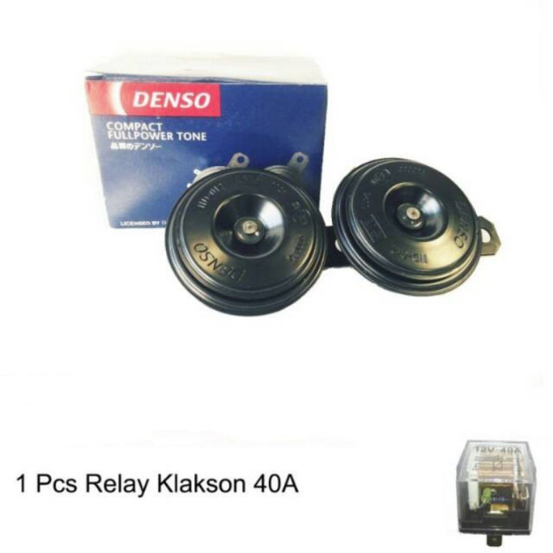 Klakson Denso Disc waterproof 12 v Bisa Buat motor &amp; mobil 100% Original