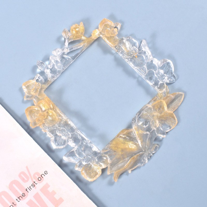 Glitter DIY Crystal Epoxy Resin Mold Switch Decoration Stickers Casting Silicone Mould