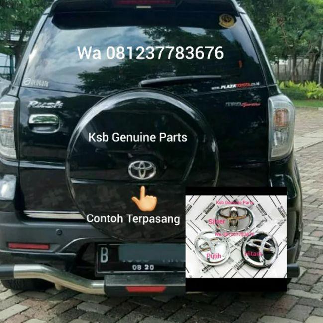 Emblem Logo Tutup Cover Ban Serep Belakang Toyota Rush 2015 2016 2017