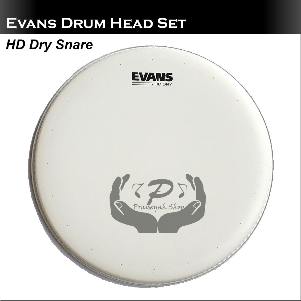 Evans Head Drum Set Tom Snare 10 12 16 HD Dry 14 Original USA