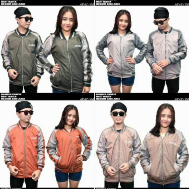 Jaket couple sukajan Amazing bolak balik sz M dan L