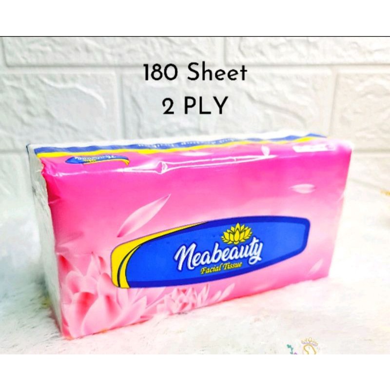 Tisu facial nice 180 sheet 2 ply dan peony dan besmarttis 180sheet montis 150-7
