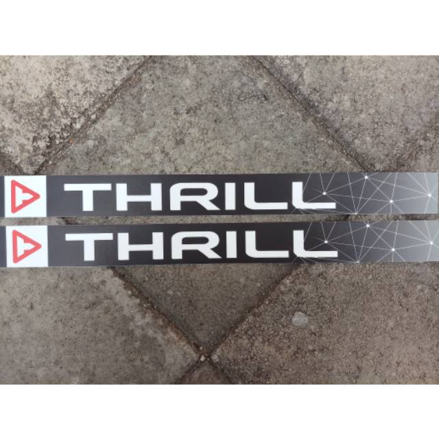 Decal sticker frame bawah, sepeda MTB Thrill vanquish richocet -DOFF