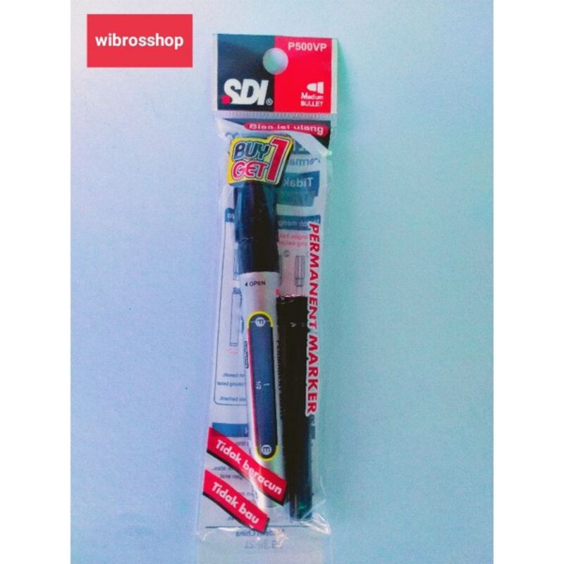 

Spidol permanen marker SDI free flow P500VP