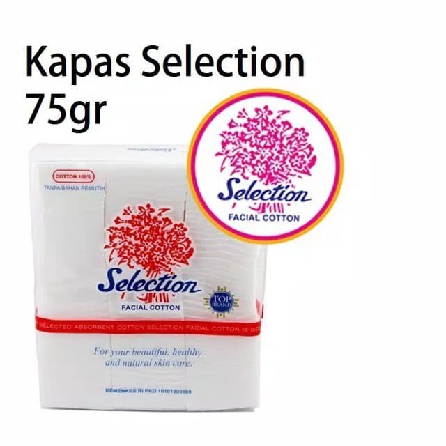 KAPAS KECANTIKAN SELECTION 75GR FACIAL COTTON