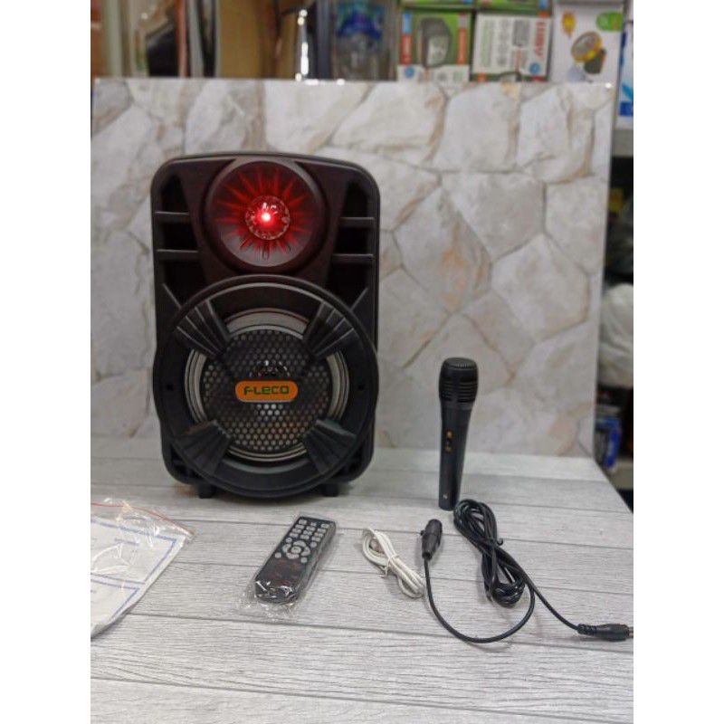 SPEAKER BLUETOOTH FLECO F 804 N + BONUS MIC, BONUS REMOT 8606 955 8604