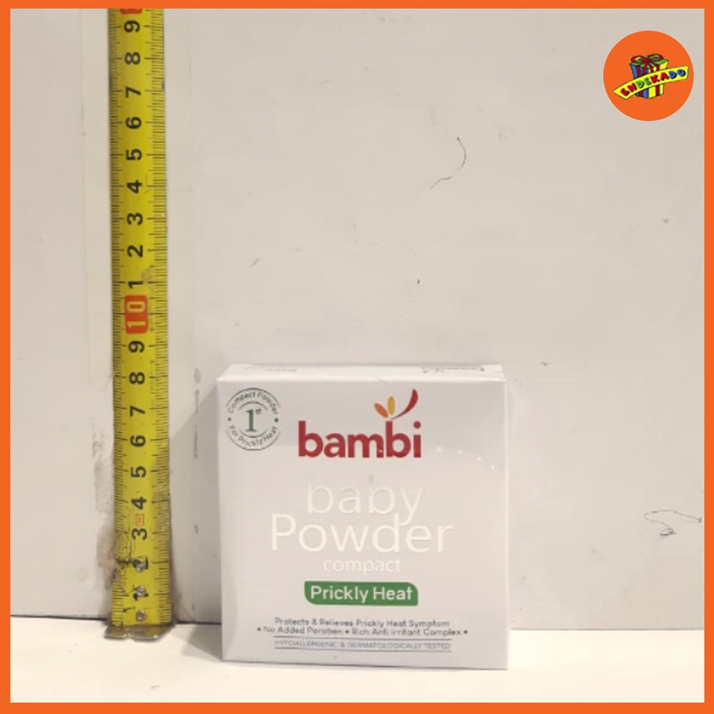 MAKASSAR! BAMBI BABY COMPACT POWDER PRICKLY HEAT 40GR - Bedak Bayi