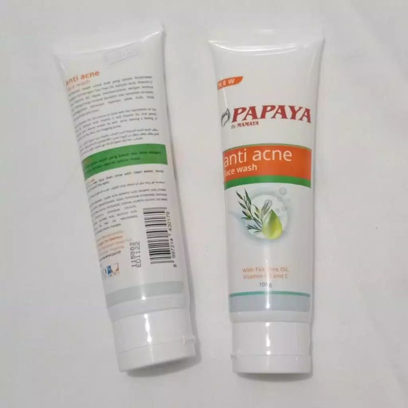 ⭐BAGUS⭐ PAPAYA BY MAMAYA FACE WASH / PAPAYA BRIGHTENING &amp; ANTI ACNE FACE WASH