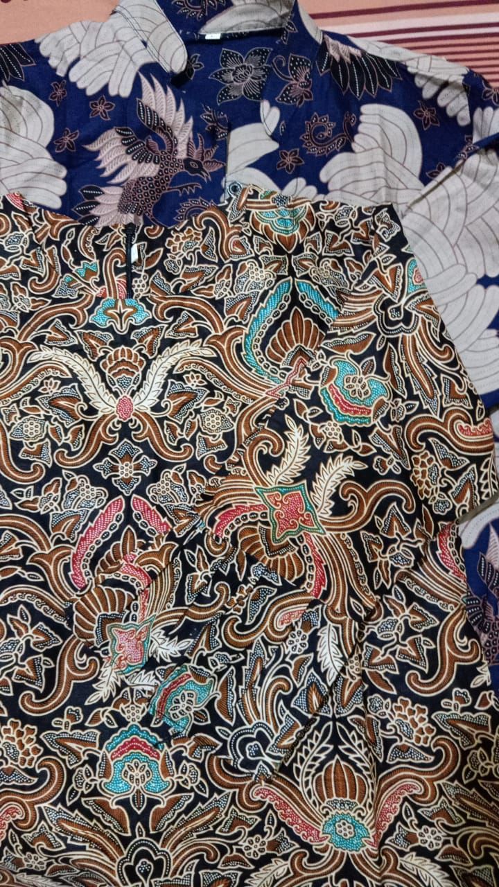 Baju Batik Wanita Modern Monalisa Genes M,l,xl Asli Pekalongan
