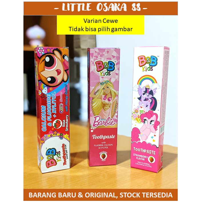 Pasta Gigi Odol Anak B&amp;B Kids 50 gr