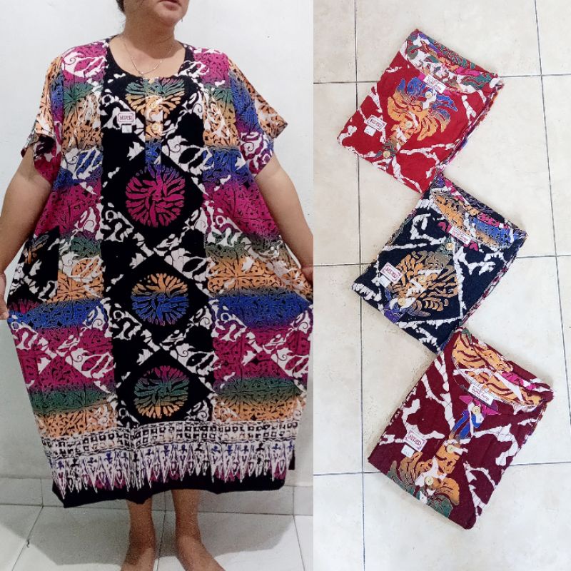 Daster tidur super jumbo 5XL LD160cm merk gajah putih