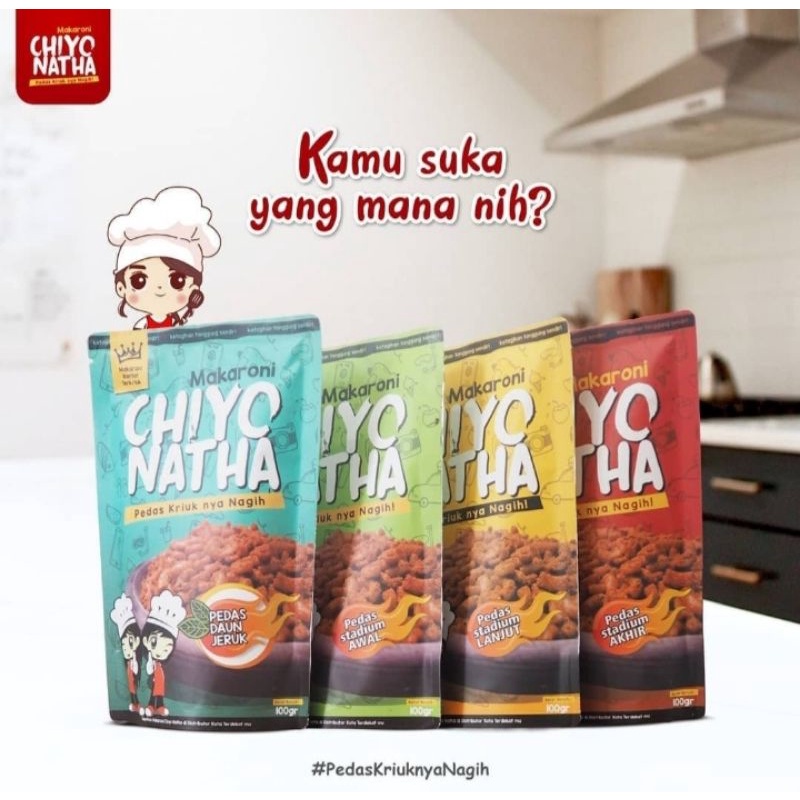 

MAKARONI CHIYO NATHA 100g Cemilan PEDAS Kriuk/Makaroni Pedas/Makaroni Renyah/Cemilan Pedas