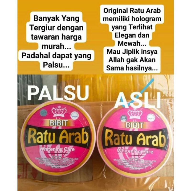 Bibit Ratu Arab HB Pemutih Permanen 100%ORI