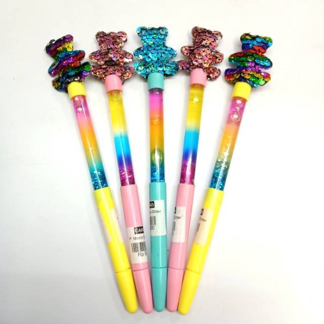 

Pulpen Manik Bear Gliter