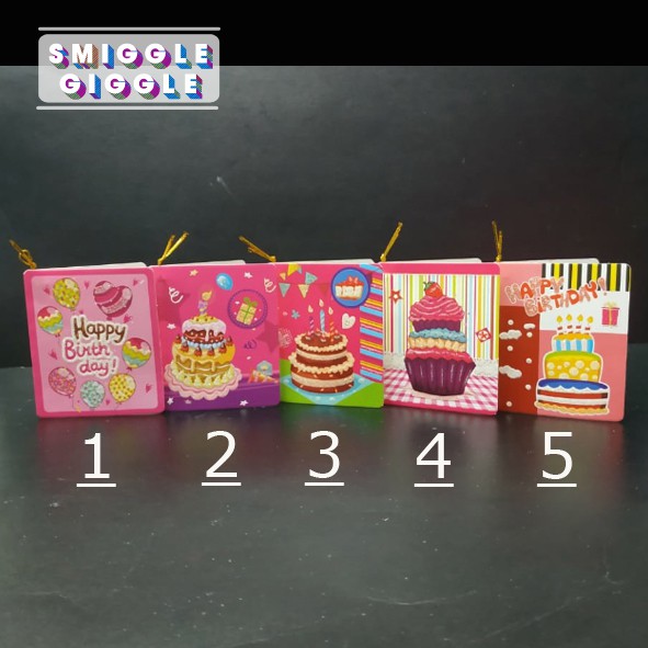 Kartu Ucapan Glitter / Greeting Card / Birthday Card 3rd Part