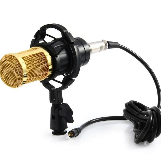 MIC RECORDER CONDENSER LAPTOP KARAOKE SMULE BM800 MICROPHONE CONDENSOR
