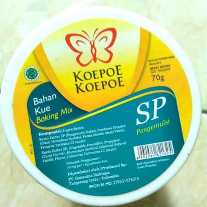 

Koepoe Koepoe SP Pengemulsi Bahan Kue 70gr