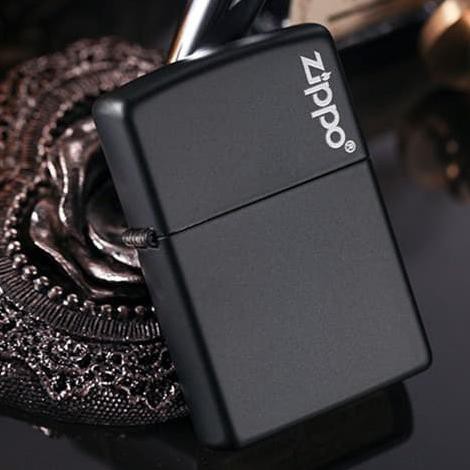 Korek Api Lighter Zippo Grade Ori Hitam Bonus Box