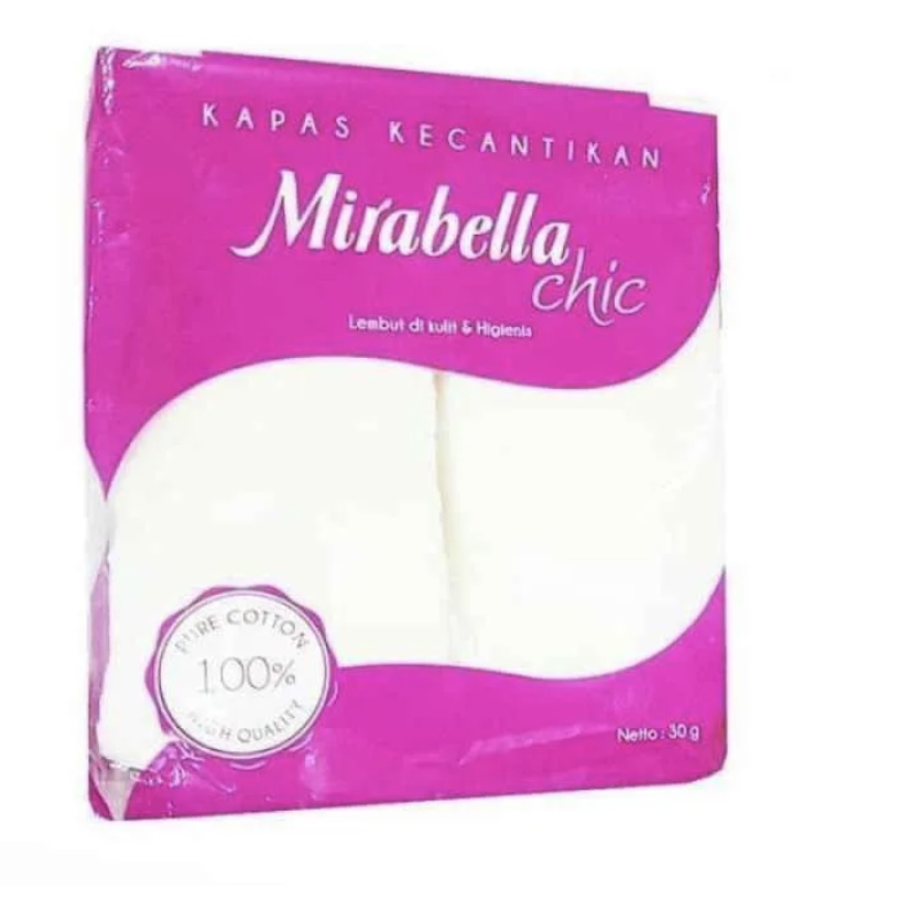 Kapas Mirabella Facial Catton [ kapas wajah ] 30gr