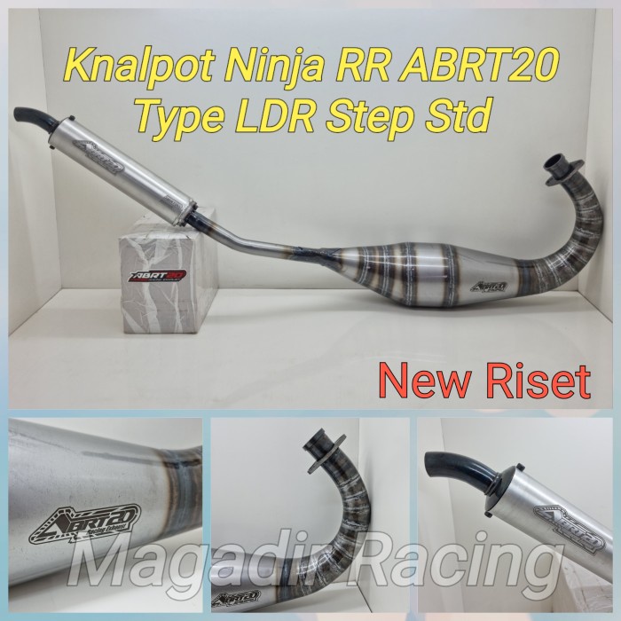 Terlaris Knalpot Ninja RR / ZX 150 ABRT20 Big Vol 41 Step Std Original ABRT Keren