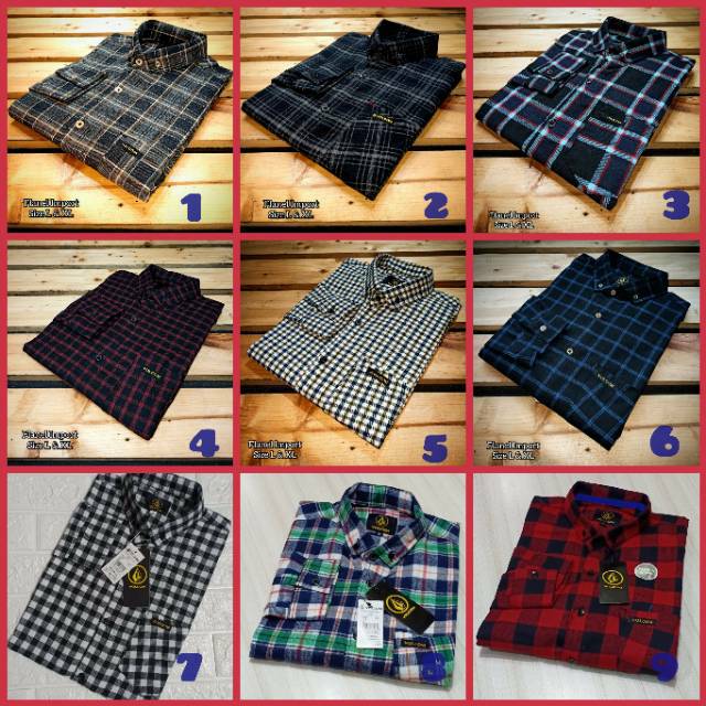 KEMEJA LENGAN PANJANG FLANEL VOLCOM