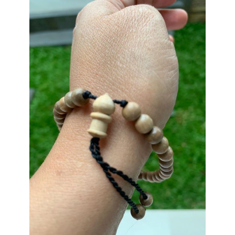 Tasbih Kayu Dewandaru isi 33 / Gelang Tasbih kayu Dewandaru / Tasbih kayu bertuah Dewandaru isi 33