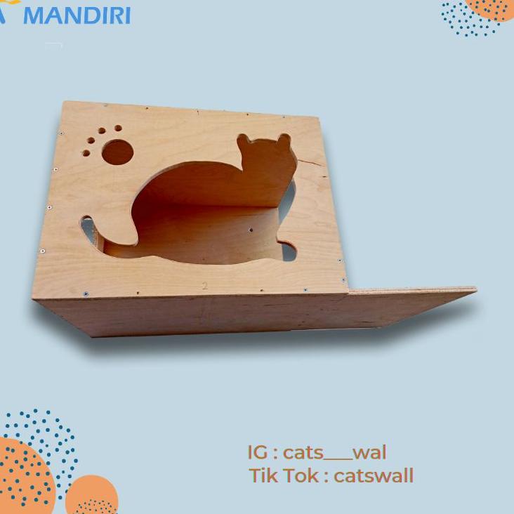 Harga Hemat Rumah Kucing Lompat Dinding - Kotak Kucing - Kandang 