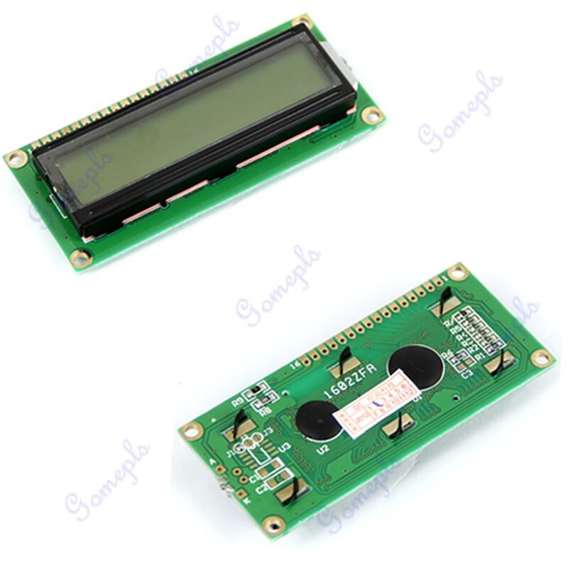 LCD Display 16X2 1602 Hijau Kuning karakter MODULE Arduino Raspberry Pi backlight