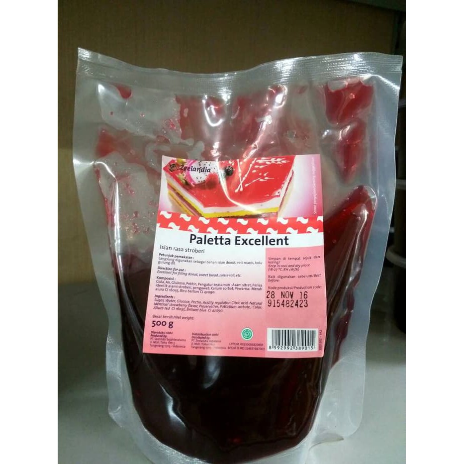 

Paletta Excellent Strawberry Jam 500g