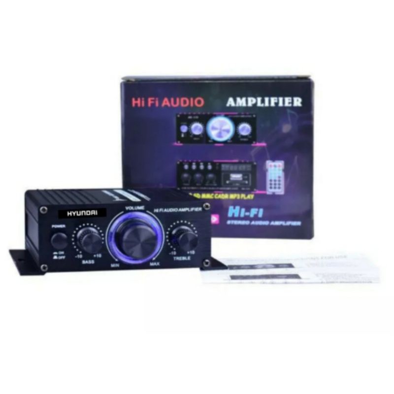 Jual hyundai hi fi stereo audio mini power amplifier stereo mobil audio
