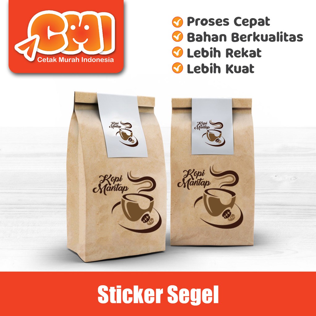 

CETAK STIKER SEGEL PACKGING/ STIKER SEGEL KEMASAN