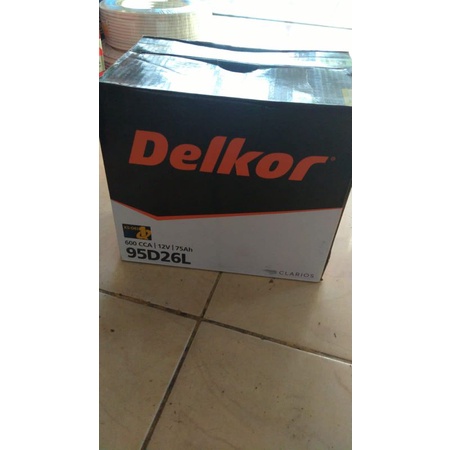 Jual Aki MF DELKOR 95D26L 75Ah | Shopee Indonesia
