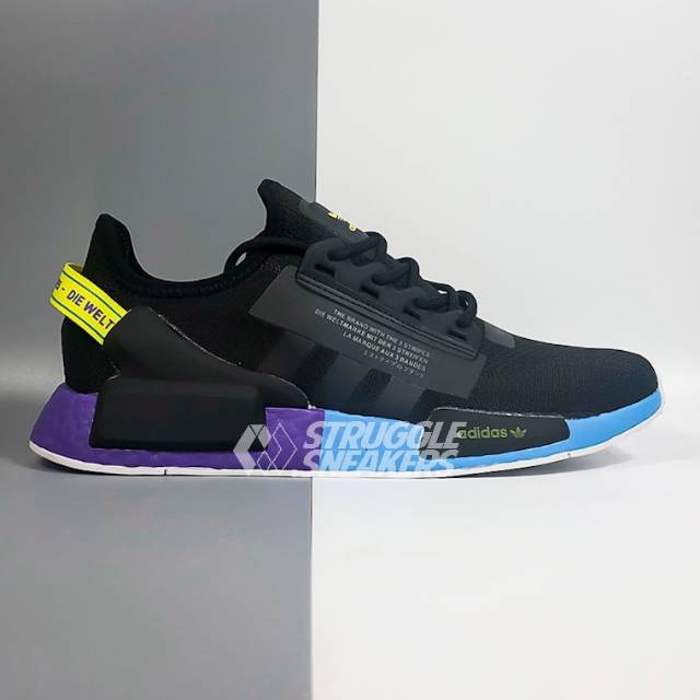 nmd r1 green and purple