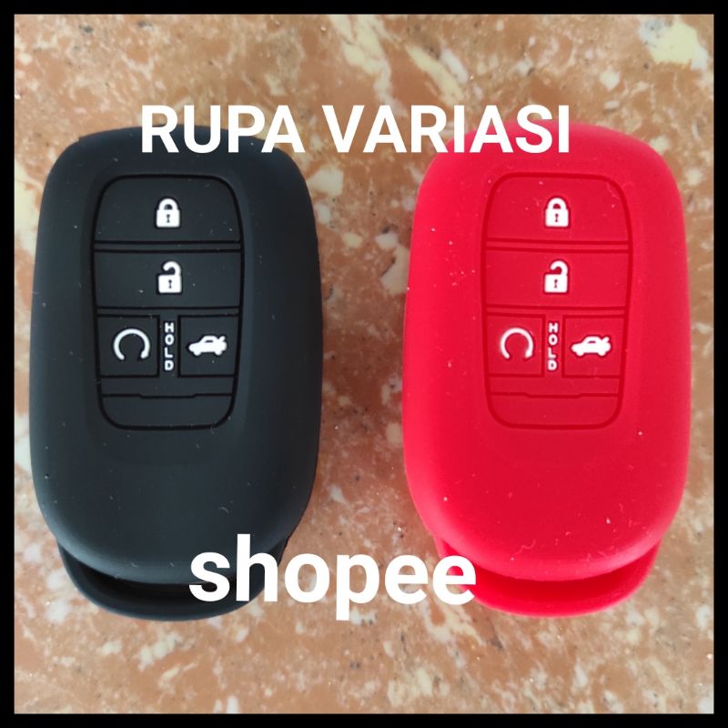 SARUNG SILIKON KARET COVER REMOT KUNCI HONDA HRV HR-V 2022 MERAH HITAM BIRU