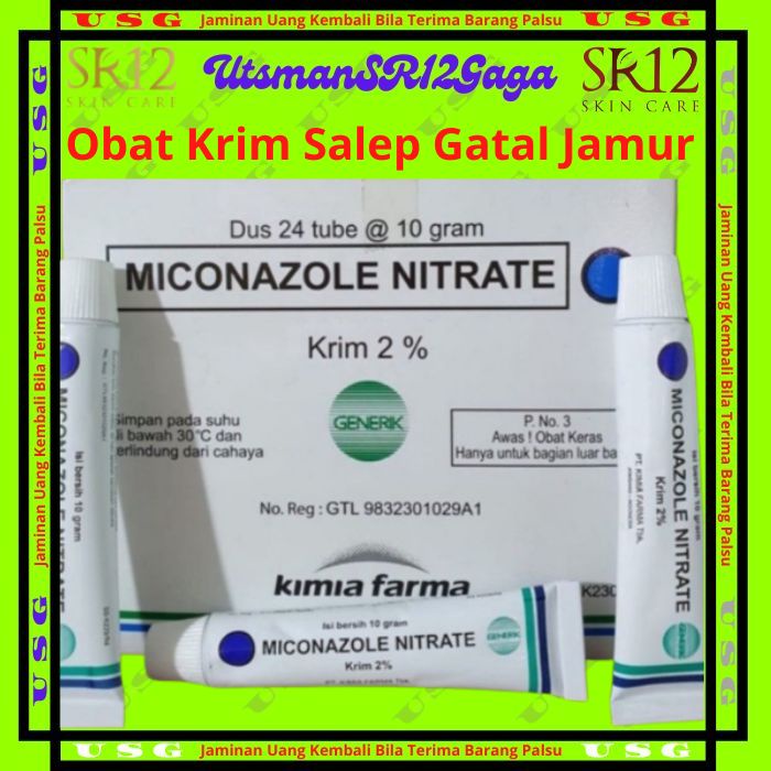 Jual Obat Salep Gatal Jamur Krim Miconazole Miconazole 2 Nitrate