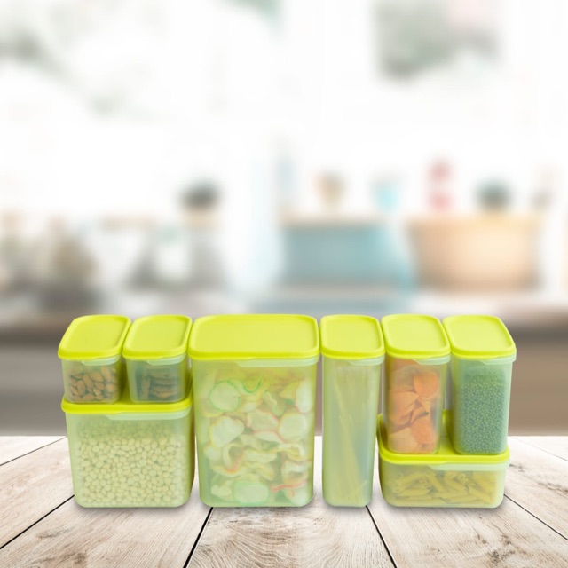 toples plastik kue smart storage set /toples  kerupuk/toples penyimpan makanan plastik