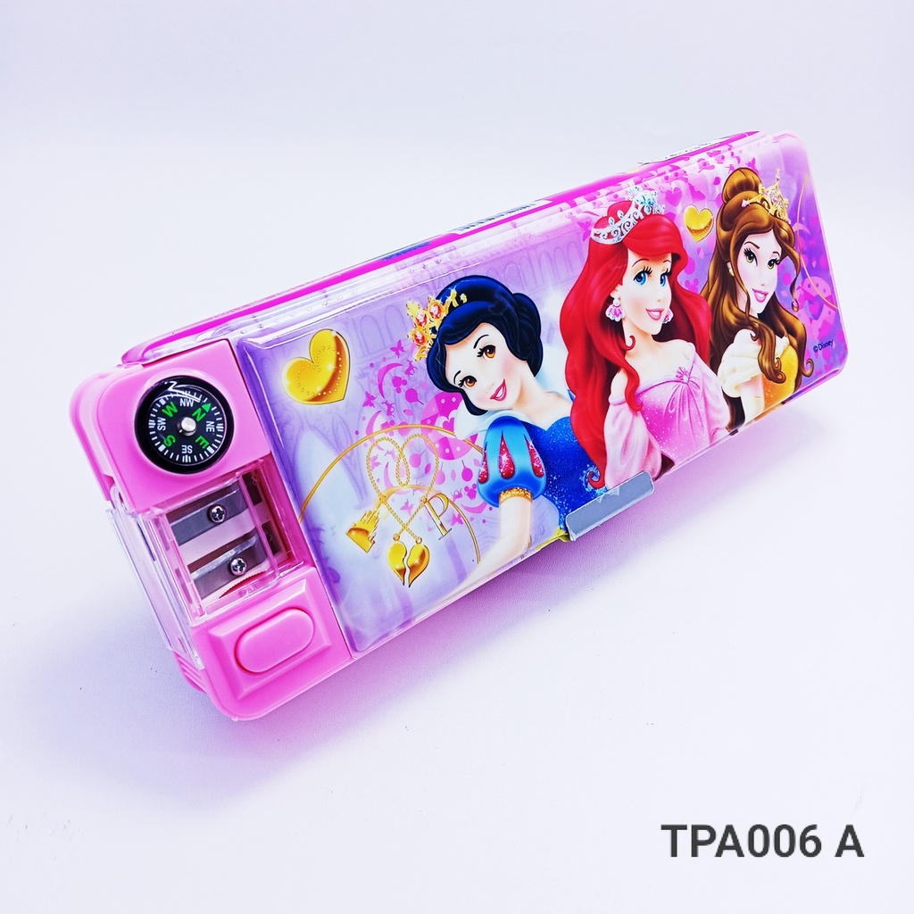 [WS] Tempat Pensil / Pencil Case Magnet Free serutan+penghapus