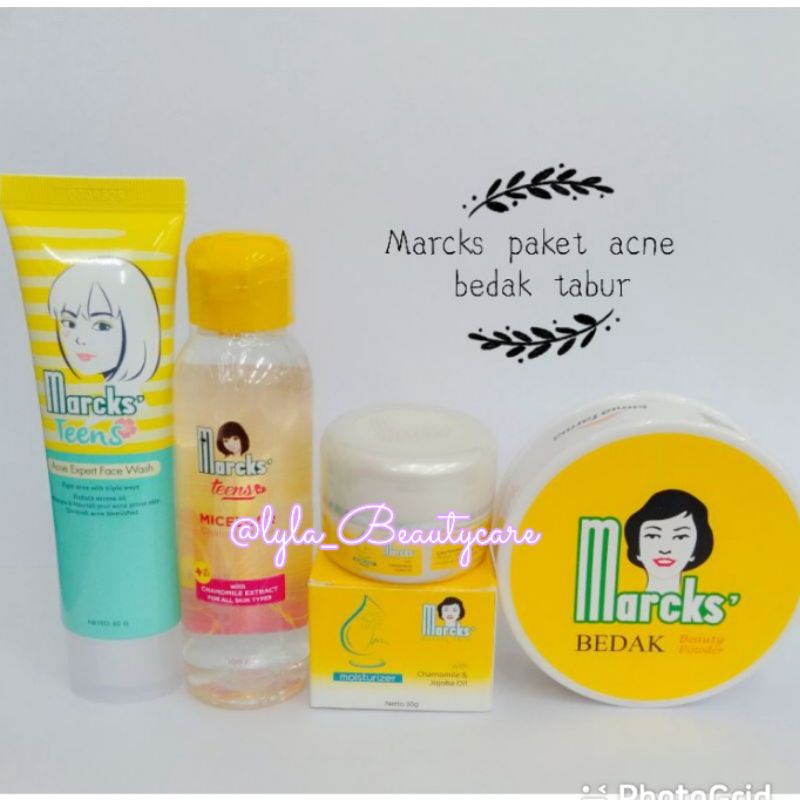 MARCKS PAKET ACNE BEDAK TABUR