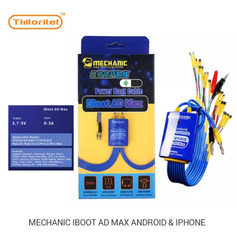 MECHANIC IBOOT AD MAC / KABEL POWER SUPPLY ANDROID IPHONE