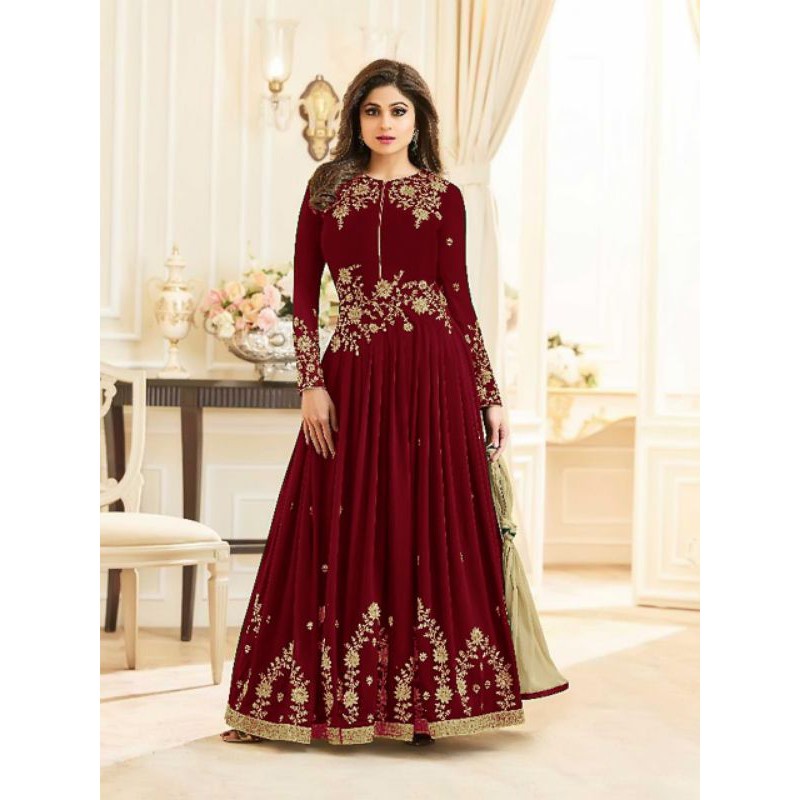 Baju Pesta Gamis India Cantik Mewah Murah Adem Kondangan Viral Model Terbaru 2022 Dress Gaun Utarran