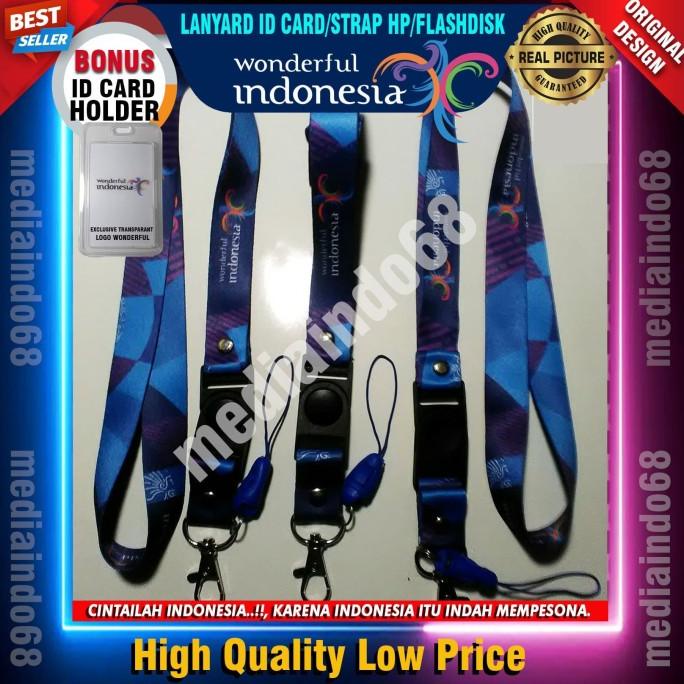 

READY COD Lanyard Tali Id Wonderful Indonesia DISKON Kode 250