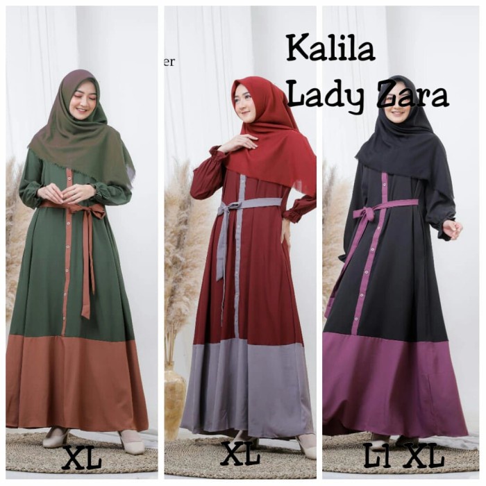 PREMIUM GAMIS ELKA KALILA DRESS - XL