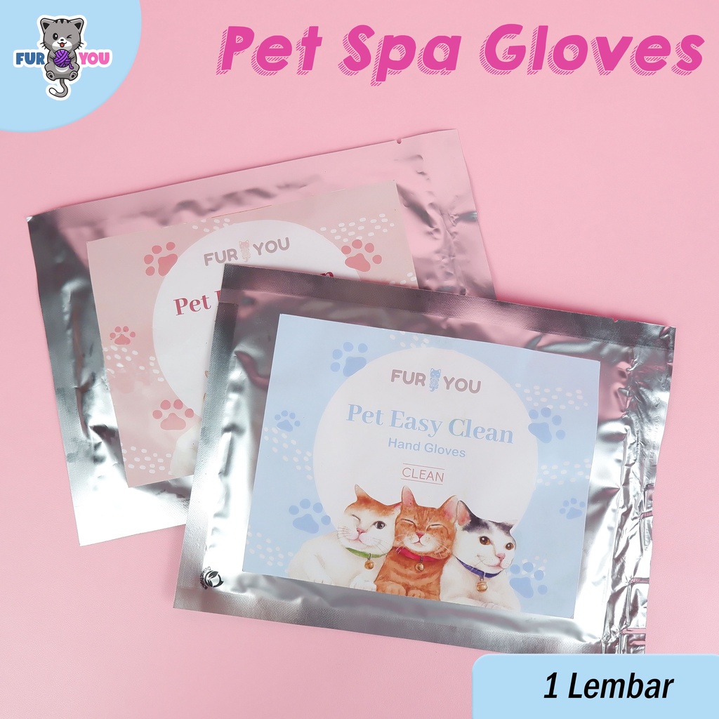 Furyou Spa Gloves Sarung Tangan Tisu Grooming Anabul