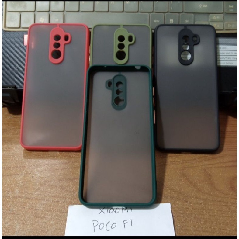 My Choice Case Xiaomi Poco F1 Dove Black Hybrid Transparan