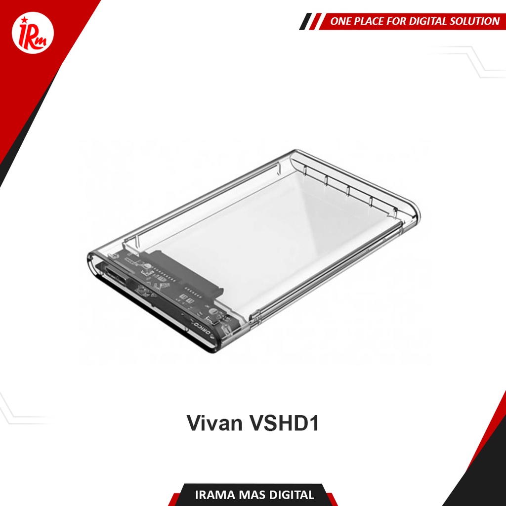 BOX HDD VIVAN - VSHD1 (TRANSPARAN)