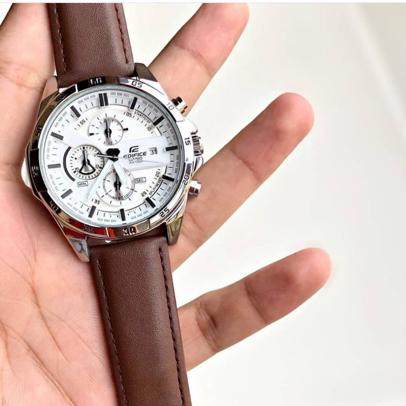 Casio Edifice EFR556 leather